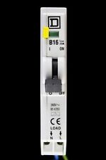 SQUARE D 16 AMP CURVE B 10kA 30mA RCBO TYPE A QOE