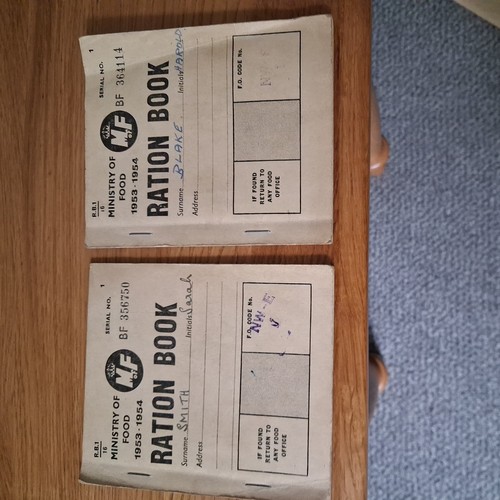 Ration books 1953 - ration,