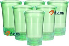 Sourcing Map 6pcs Shot Glasses 1.2oz Polystyrene Shot Glasses Ombre – Set of 6