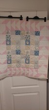 handmade patchwork baby quilt