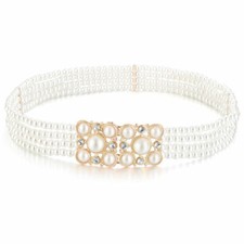 Ladies Pearl Waist Belt