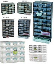 NEW MULTI STORAGE DRAWER CABINET ORGANISER UNIT NAIL SCREW CRAFT BITS HOME USE 