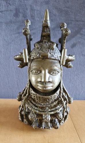 Benin brass bronze - benin, brass/bronze