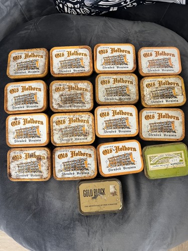 Bulk vintage tobacco tins - bulk,