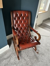 Oxblood Chesterfield Rocking