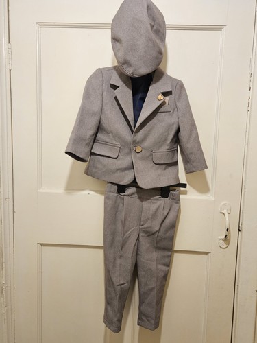 Kids boys grey suit ceremony - grey,