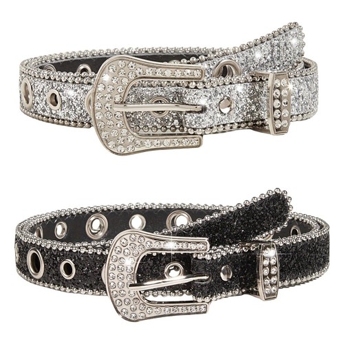 Waist belt glitter - waist, crystal