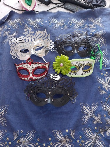 Masquerade masks 5 different - masks,