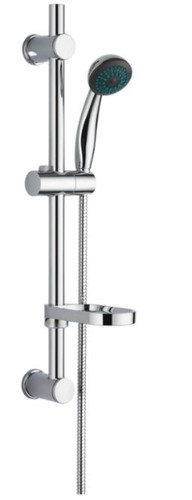 Shower riser chrome round - shower,