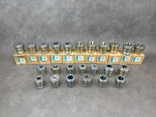Huge Job Lot of 24 Burnerd EC & ED Multisized Collets