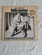 The Very Best Of Eddie Cochran Vinyl LP 15th Anniversary Album TESTED EX