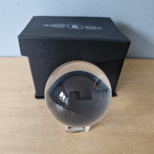 Crystal ball on stand - 80,