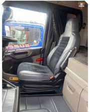 Seat covers SCANIA S/ R/ P/ G series Alcantra Eco Leather  SEAT COVERS grey&grey