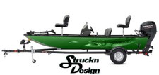 Green Northern Pike Bait Boat