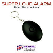 2 x Safety Security Alarm Panic Rape Attack to 140db Keyring Personal Alarm