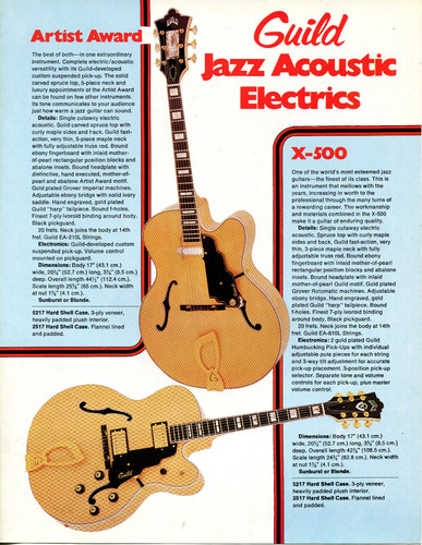 Vintage guild jazz - vintage, acoustic