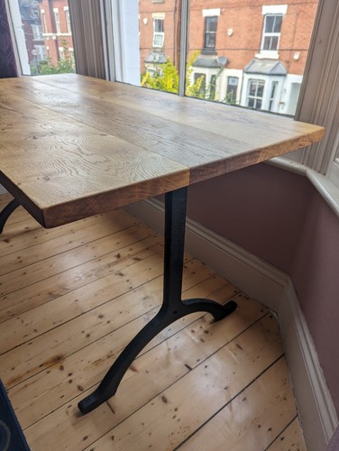Industrial brown oak dining - industrial,