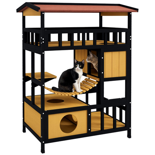 Pawhut outdoor cat house - outdoor,
