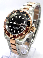 Mod WATCH GMTEIKO powered by Seiko Automatic Movement NH35 -ROOT BEER-