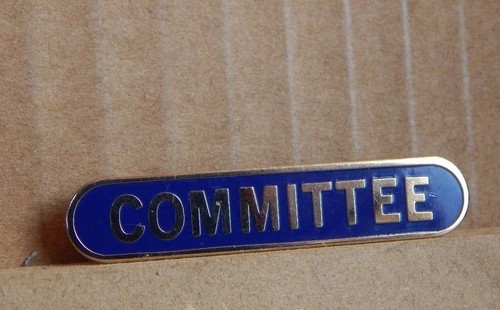 School committee blue enamel - school,