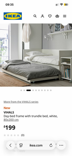 Ikea bed trundle - only, (for