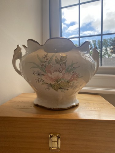 Vintage planter pot urn - planter,