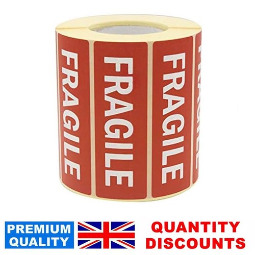 Fragile parcel labels - fragile,