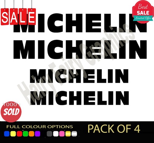 Michelin vinyl stickers - 4x,