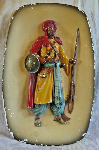 Vintage chalkware bossons wall - vintage,