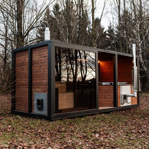Sauna hot tub combo outdoor - sauna,
