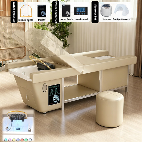 Japanese head spa bed - spa, bed,