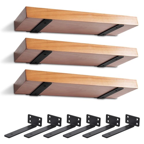 Pack floating shelf brackets - pack,