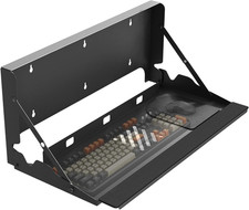 Flip-Down Keyboard Wall Tray