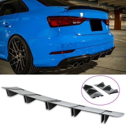 Rear diffuser fins bumper - rear, 10