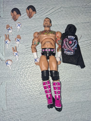 Mattel punk wwe ultimate - cm,