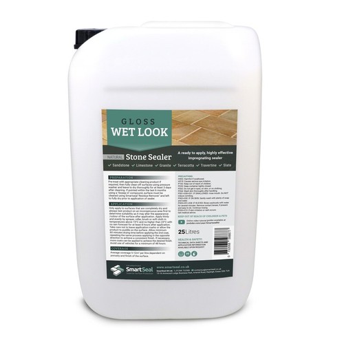 Wet look stone - wet,