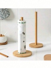 Wooden Roll Paper Towel Holder