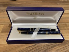 Waterman Laureat Pen Set Blue