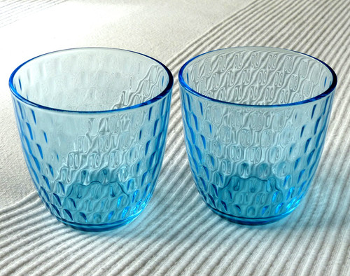 Blue water glasses bormioli - blue,