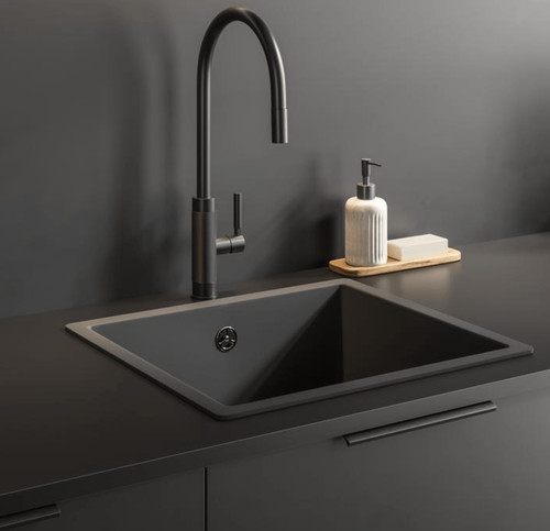 Franke tessuto matt black pull - franke,