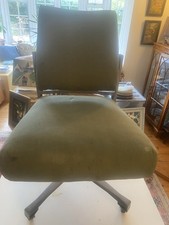 Tansad Vintage Mid Century Swivel Office Chair Aluminium, Adjustable