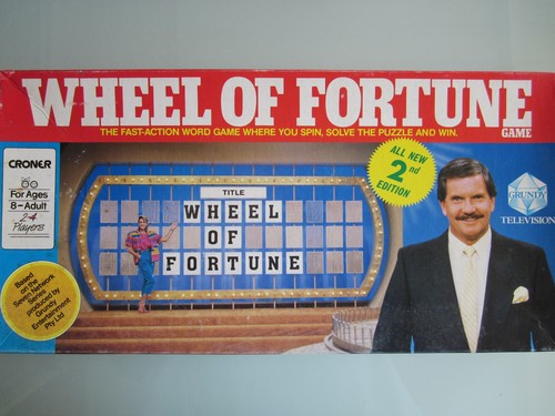 Wheel fortune board game - wheel, of