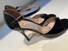 COMME IL FAUT TANGO SHOES 38 BLACK PATENT