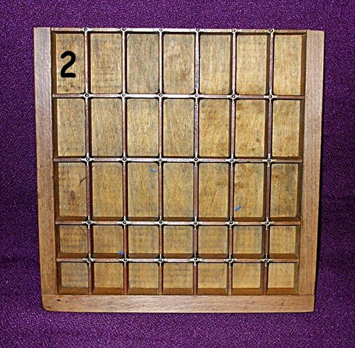 Vintage printers wooden type - printers,