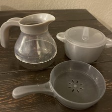 Step2 Pretend Play Kitchen Replacement POT  LID  PAN  And Coffee Tea Pot
