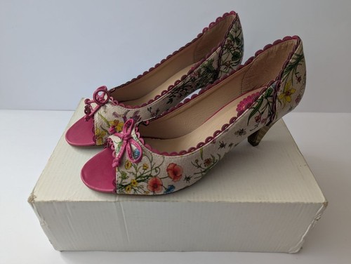 Joe browns floral peep toe - floral,