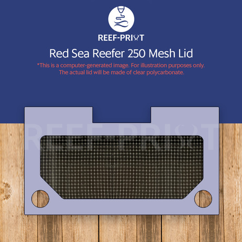 Aquarium mesh lid - mesh, red