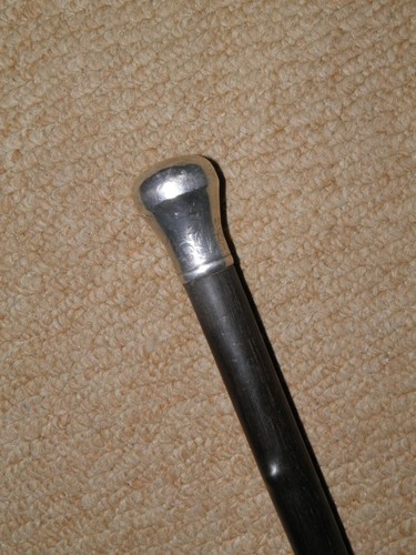 Ww1 military hand carved ebony - military,