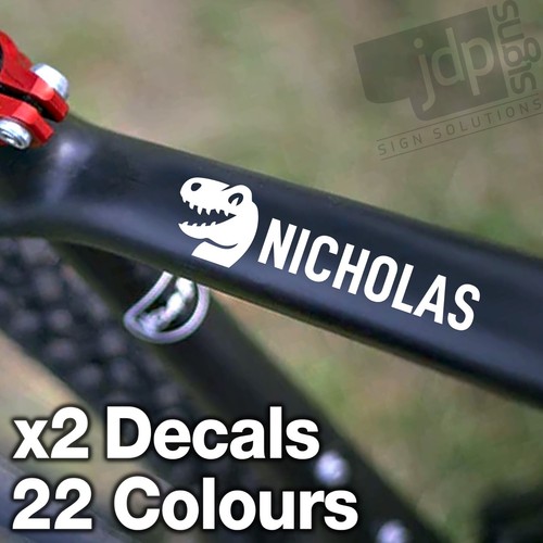 Personalised dinosaur icon - x2,