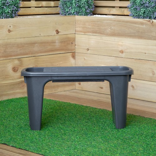 Grey plastic garden - 2,